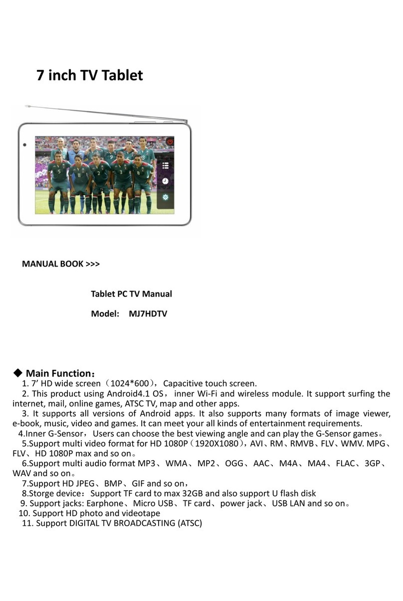 MJ Technology MJ7HDTV manual