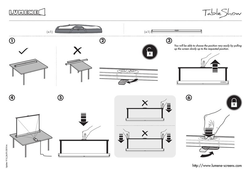 LUMENE TableShow manual