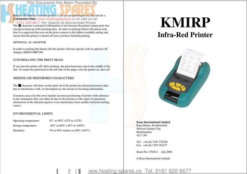 Kane KMIRP User manual