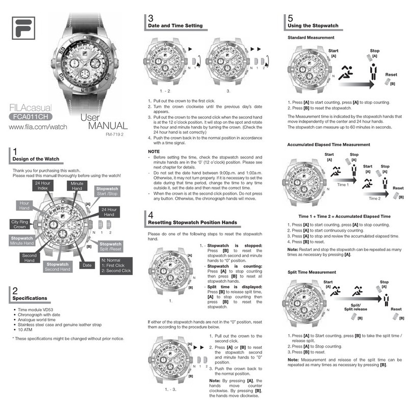 FILA FCA011CH User manual