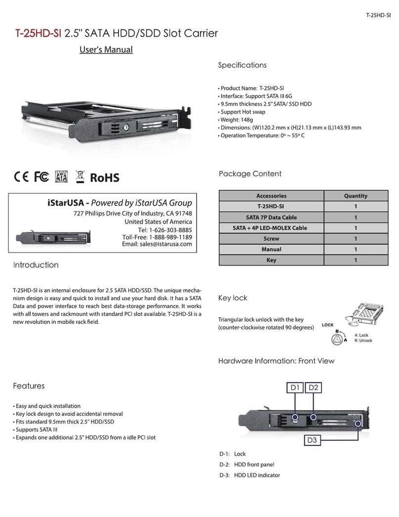 iStarUSA T-25HD-SI user manual