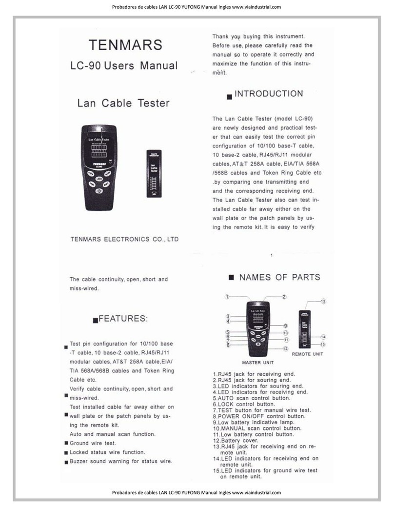 Tenmars LC-90 user manual Tenmars LC-90 user manual
