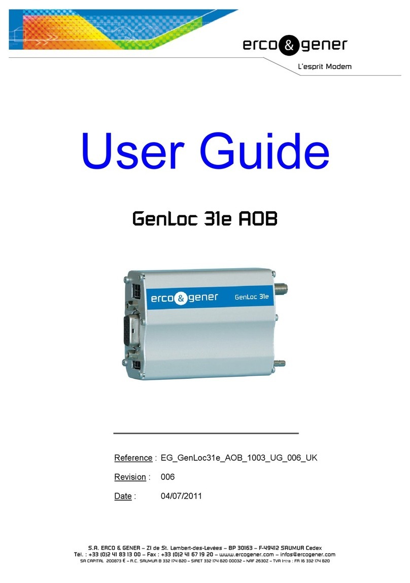 Erco&Gener GenLoc 31e AOB user manual