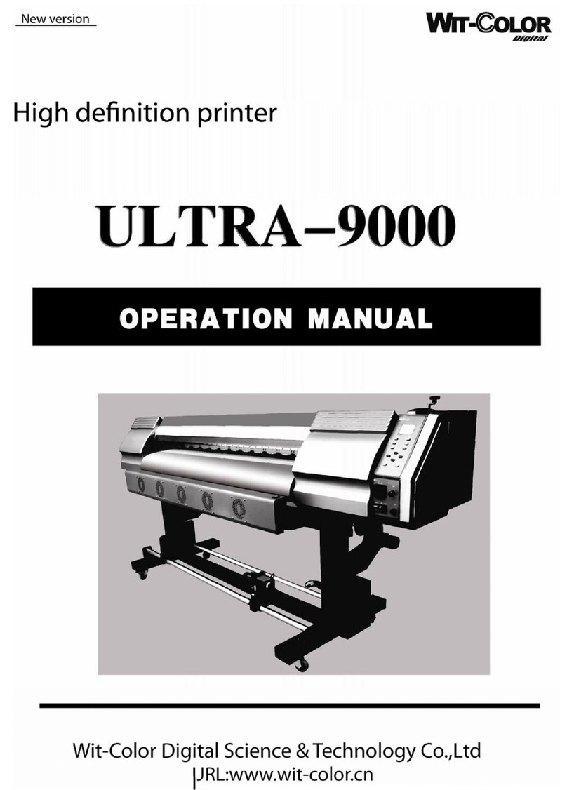 WIT-COLOR Ultra-9000 Operation manual