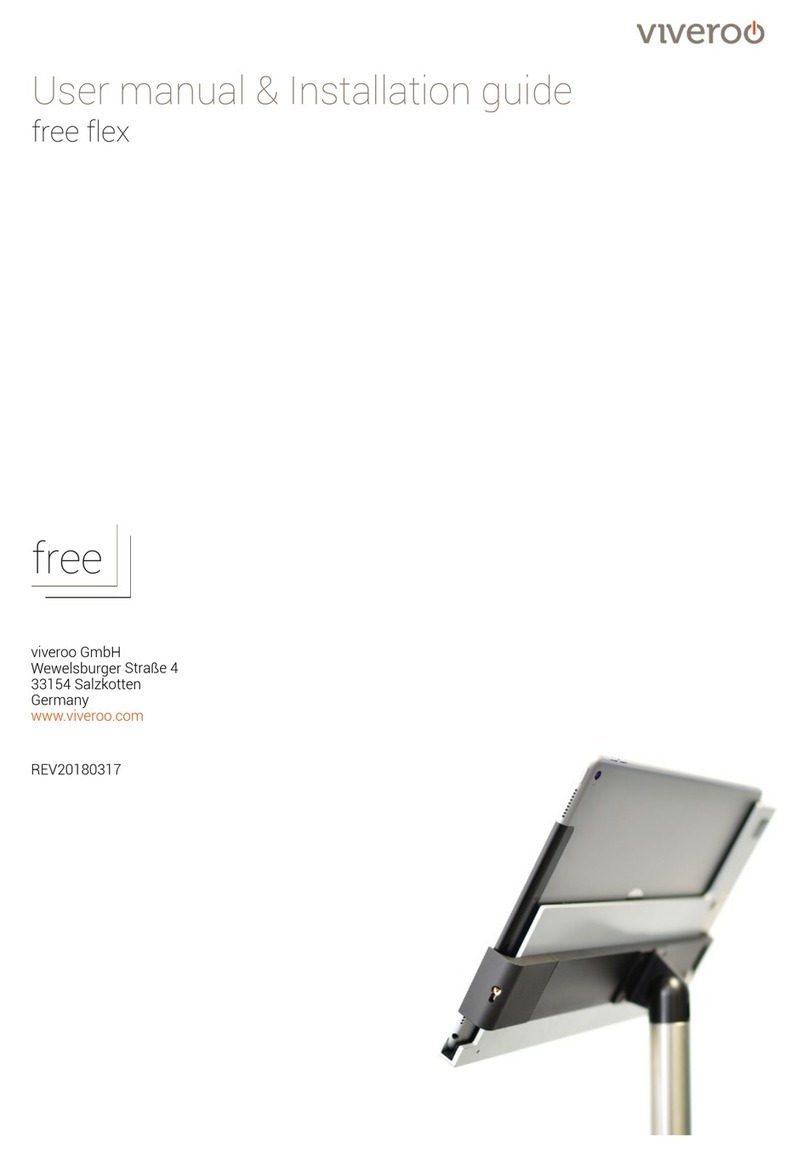 viveroo free flex User manual & installation guide