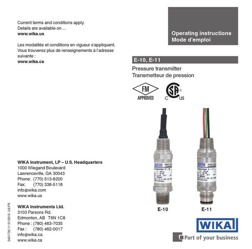WIKA E-11 User manual