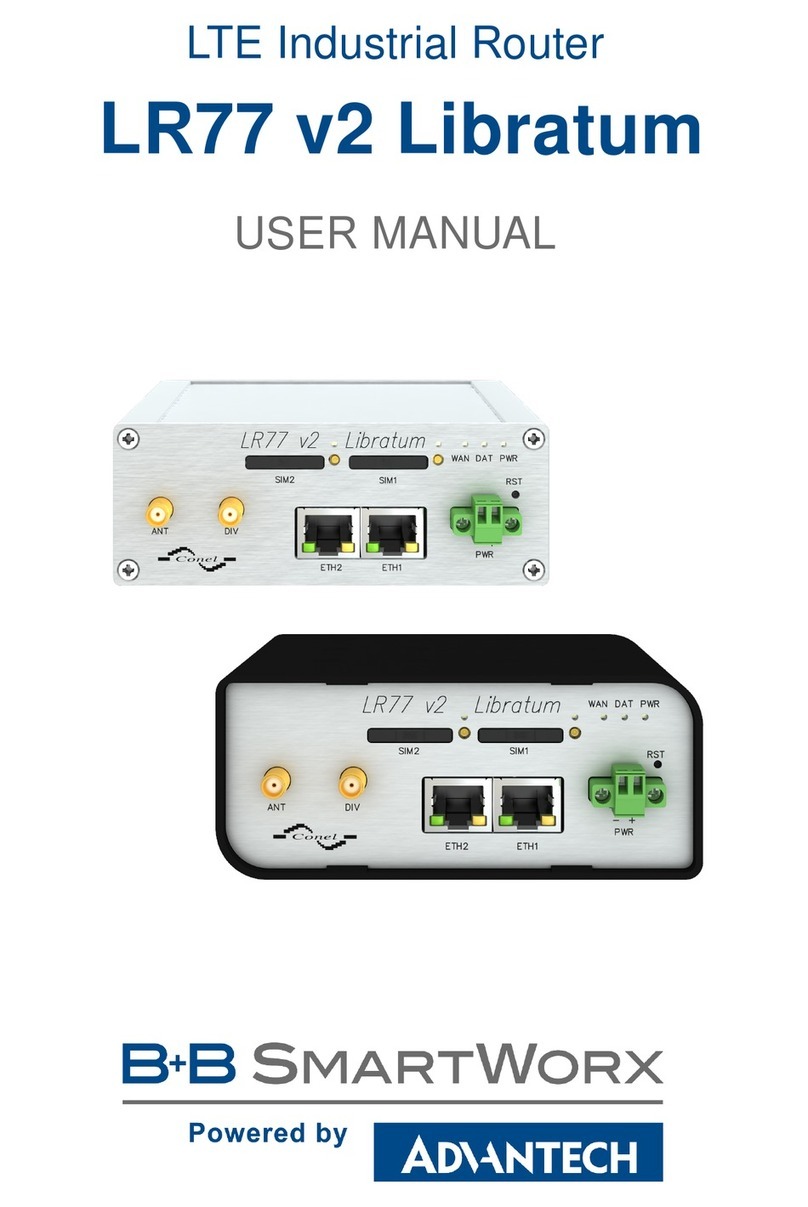 B+B SmartWorx LR77 v2 Libratum User manual B+B SmartWorx LR77 v2 Libratum User manual