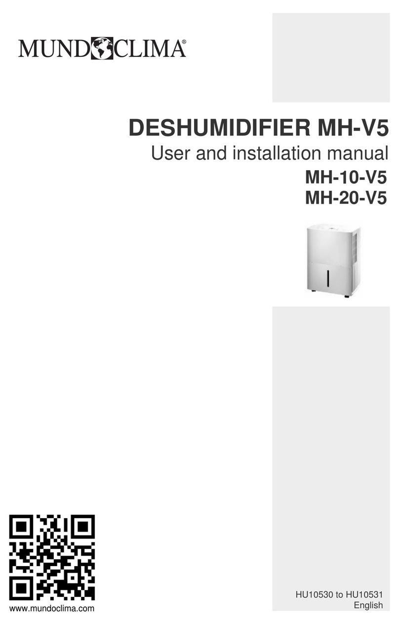 mundoclima MH-10-V5 User and installation manual