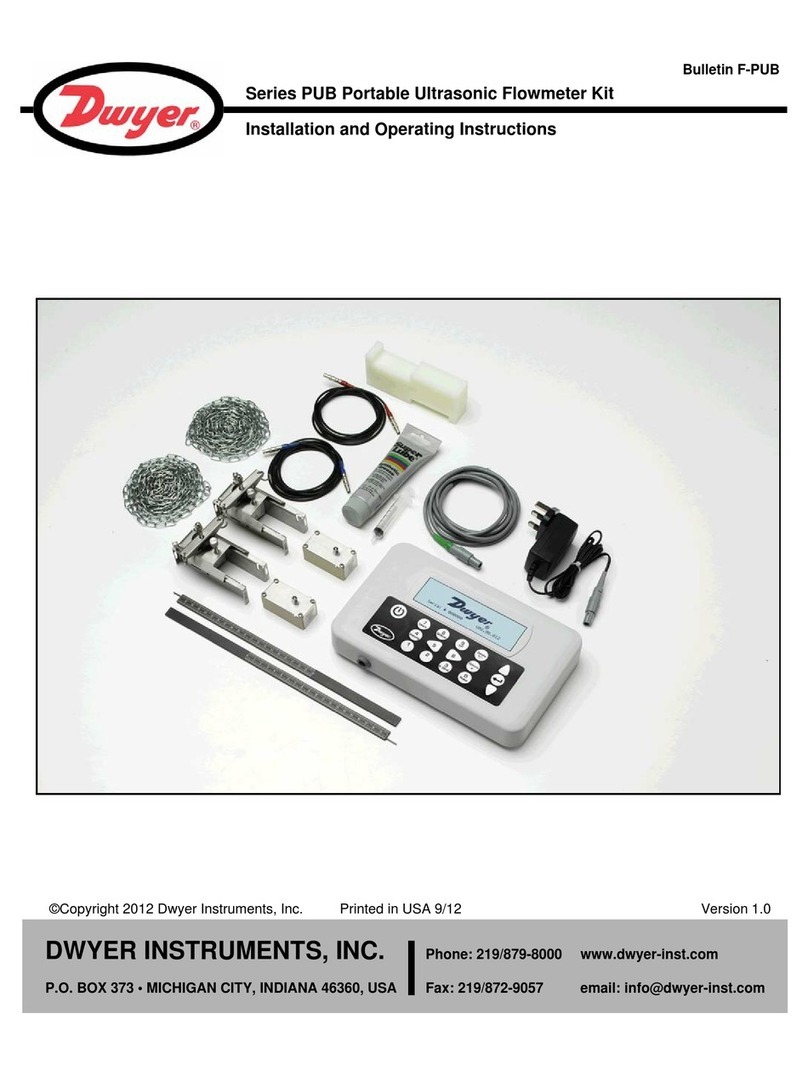 Dwyer Instruments PUB Series User manual
