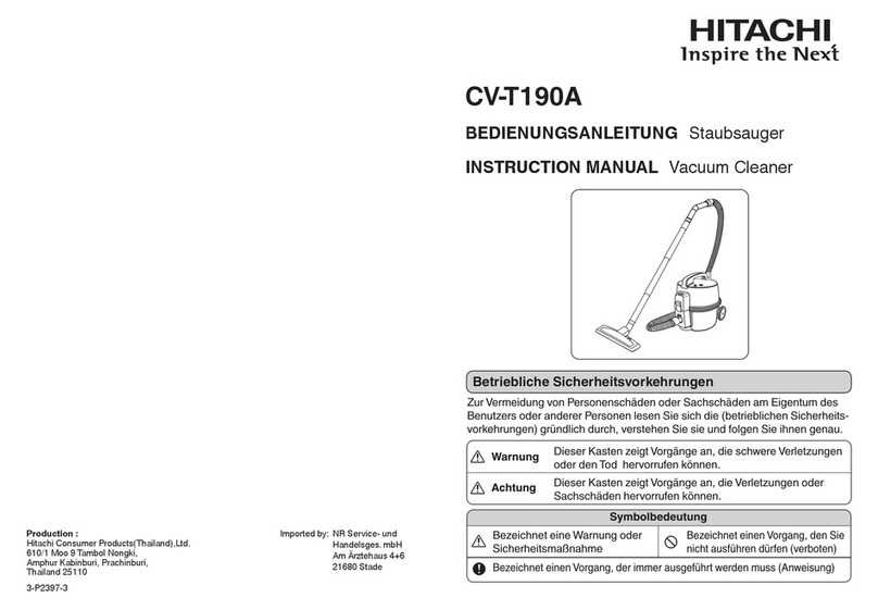 Hitachi CV-T190A User manual