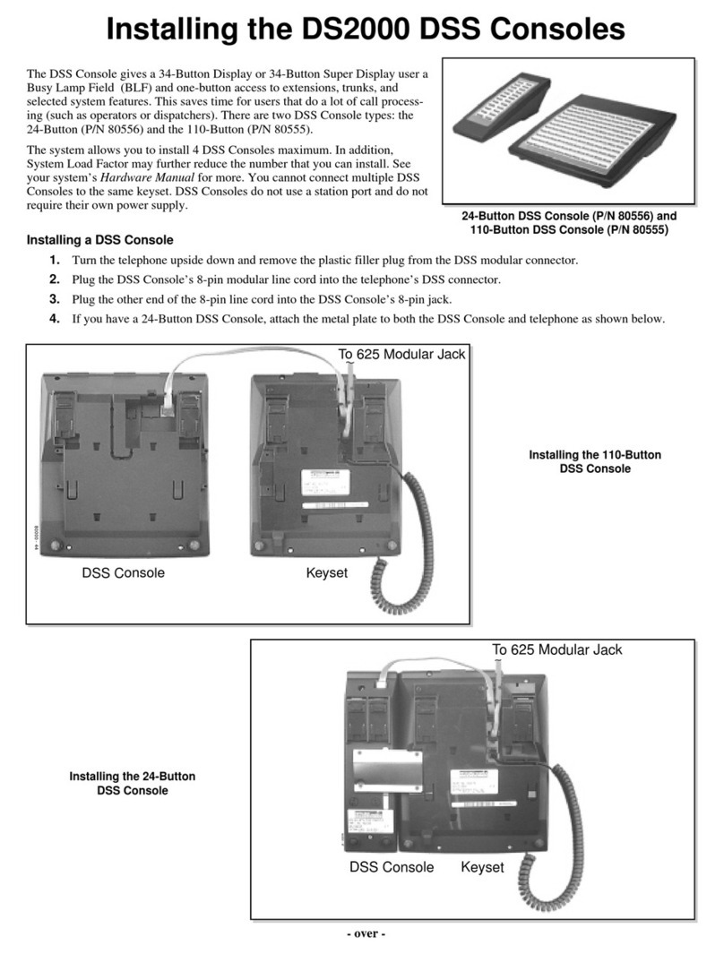 Nitsuko DS2000 Installing guide