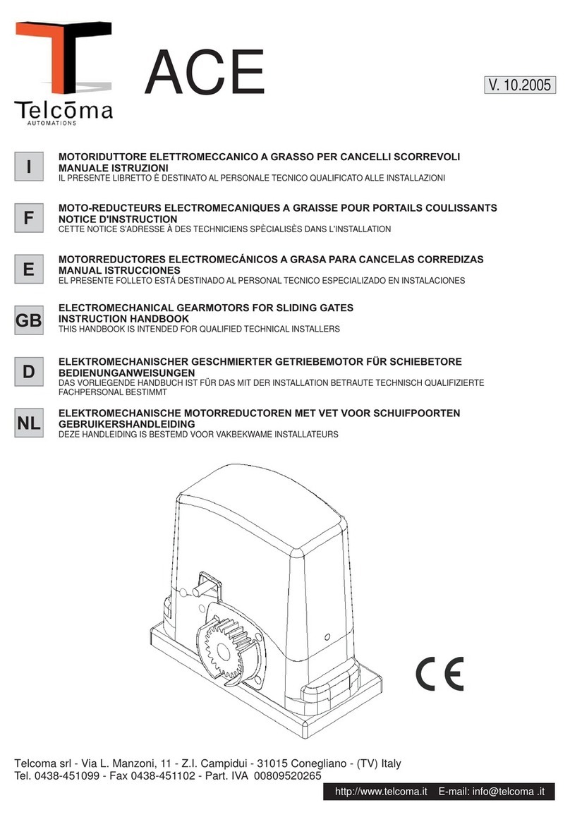 Telcoma ACE Instruction handbook