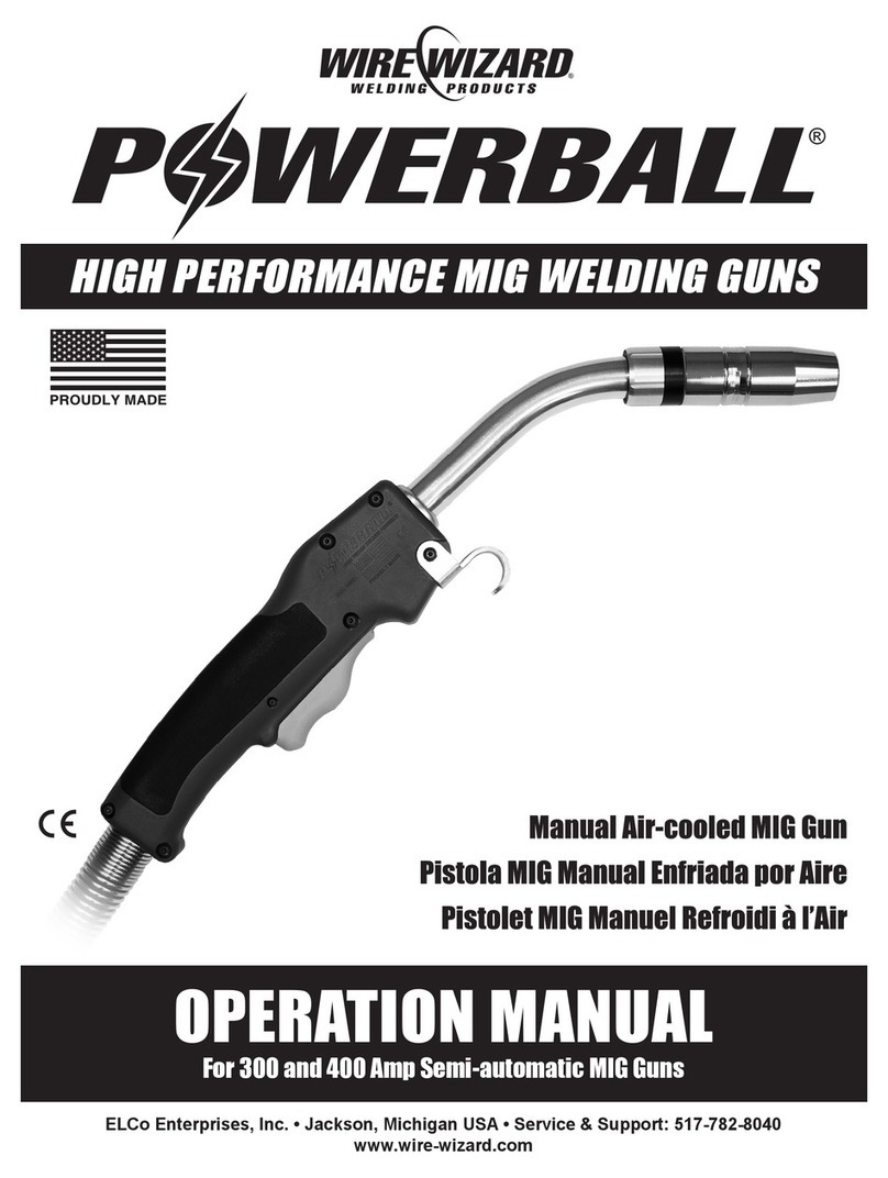 Wire wizard Powerball Operation manuals
