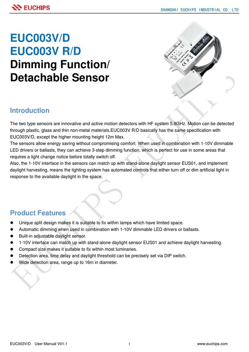 EUCHIPS EUC003V/D user manual