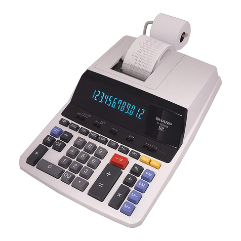 Sharp EL-2630PIII Operation manuals