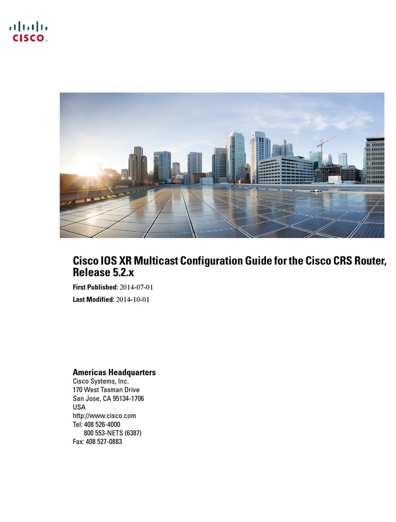 Cisco CRS Series User manual