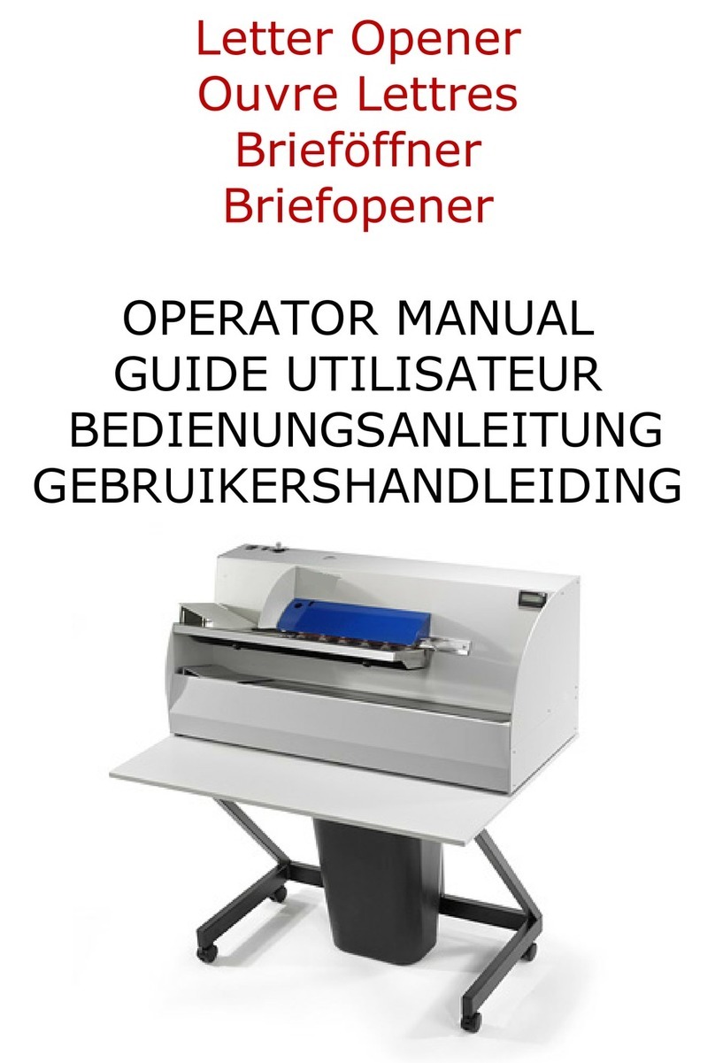 Neopost 3063 Operator's manual