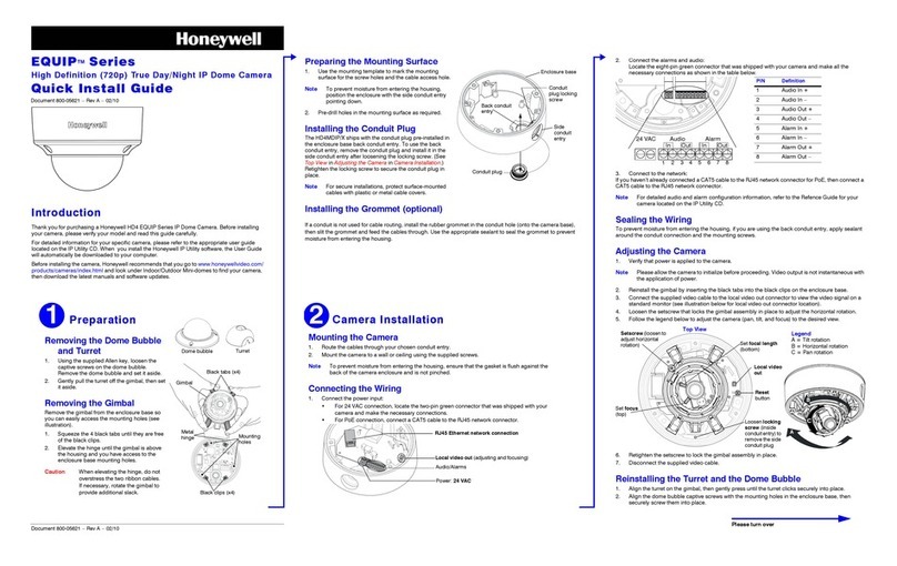 Honeywell EQUIP Series User manual