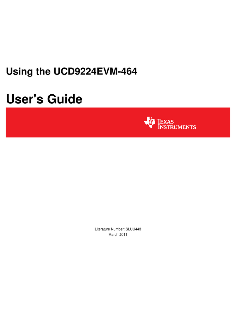 Texas Instruments UCD9224EVM-464 User manual