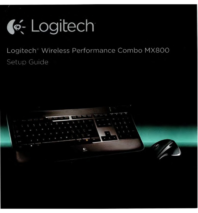 Logitech MX800 User manual
