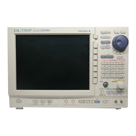 YOKOGAWA ScopeCorder DL750P User manual