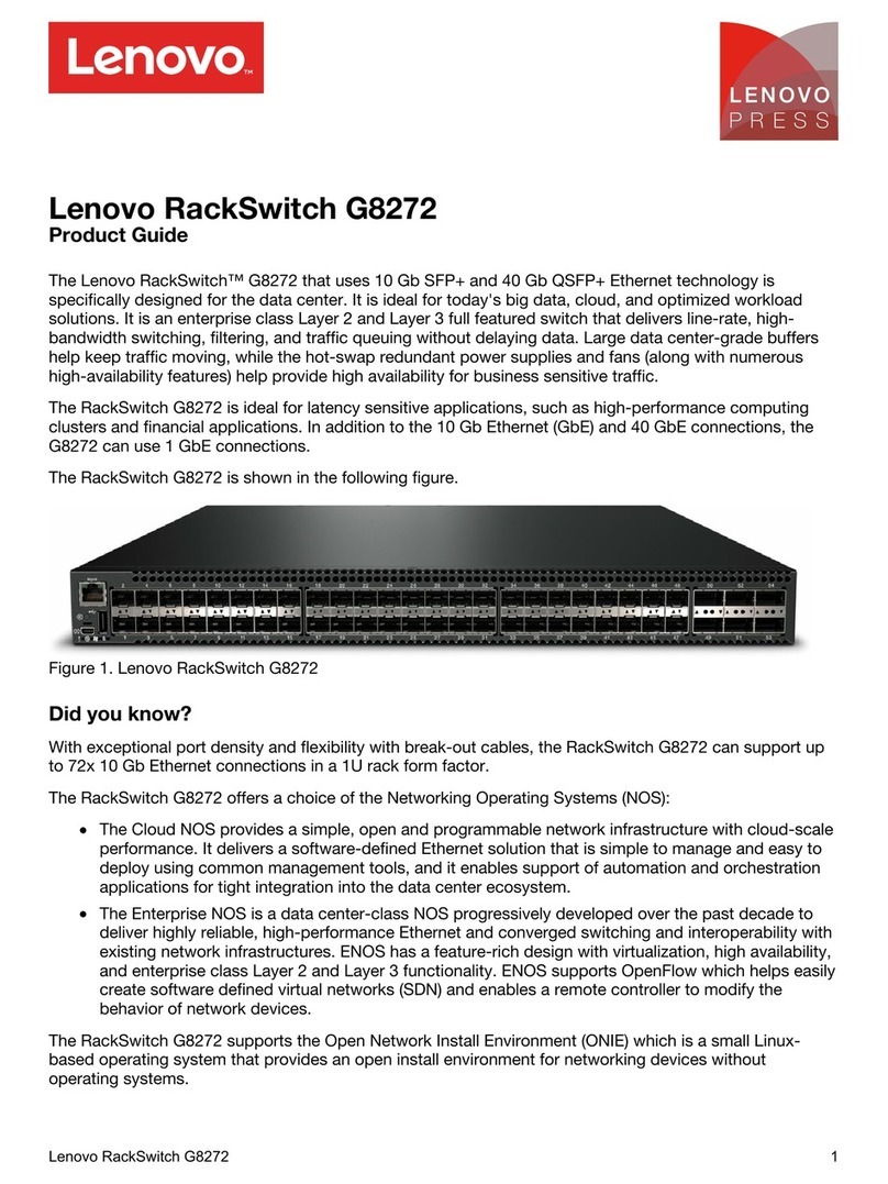 Lenovo RackSwitch G8272 User manual