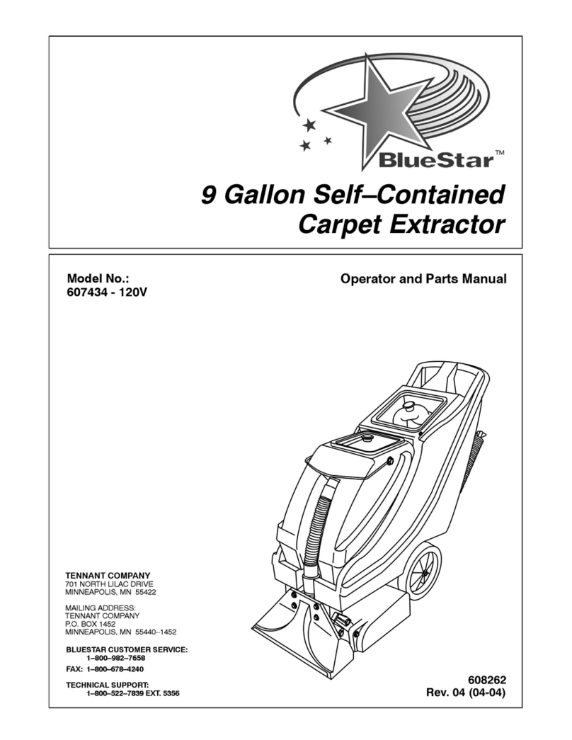 Blue Star 607434 Operator and parts manual Blue Star 607434 Operator and parts manual