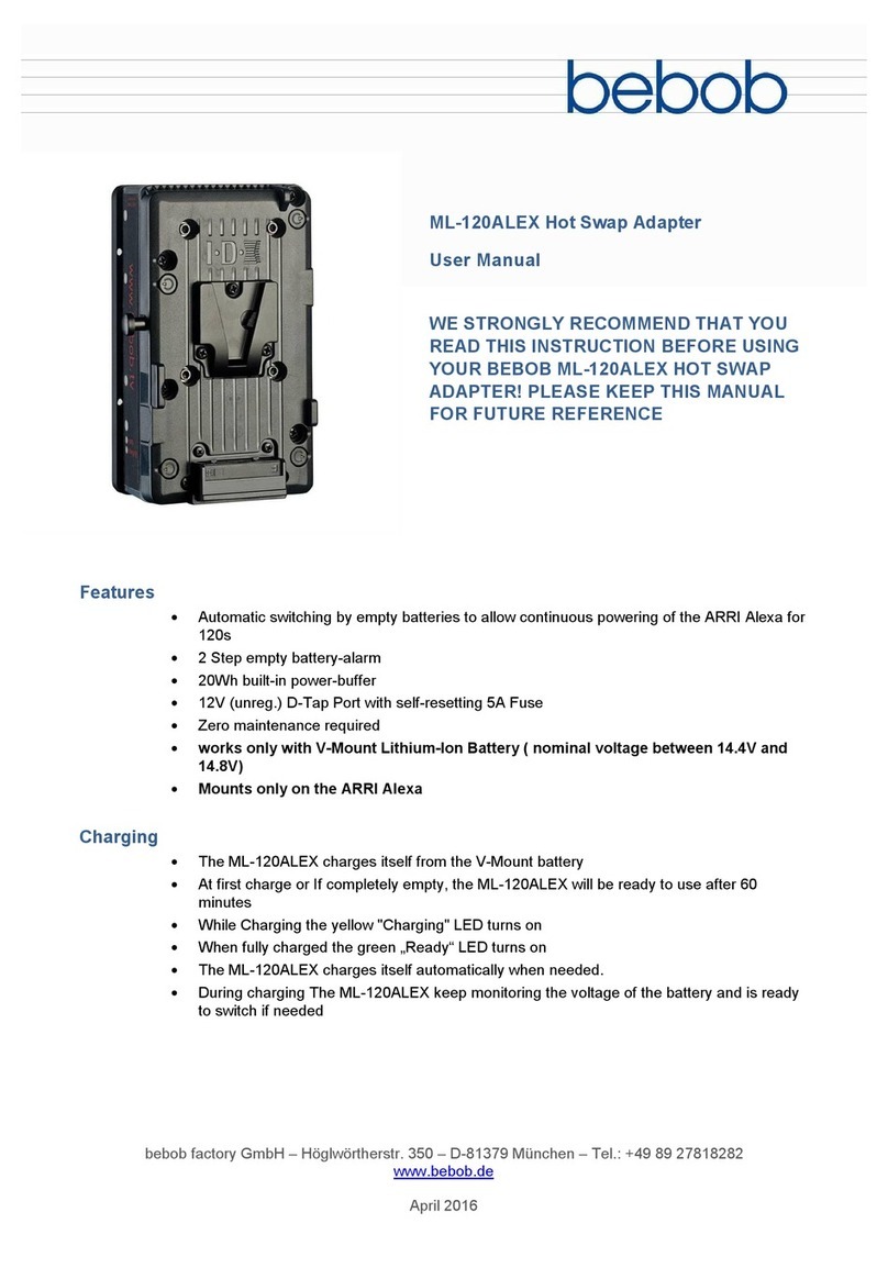 Bebob ML-120ALEX User manual