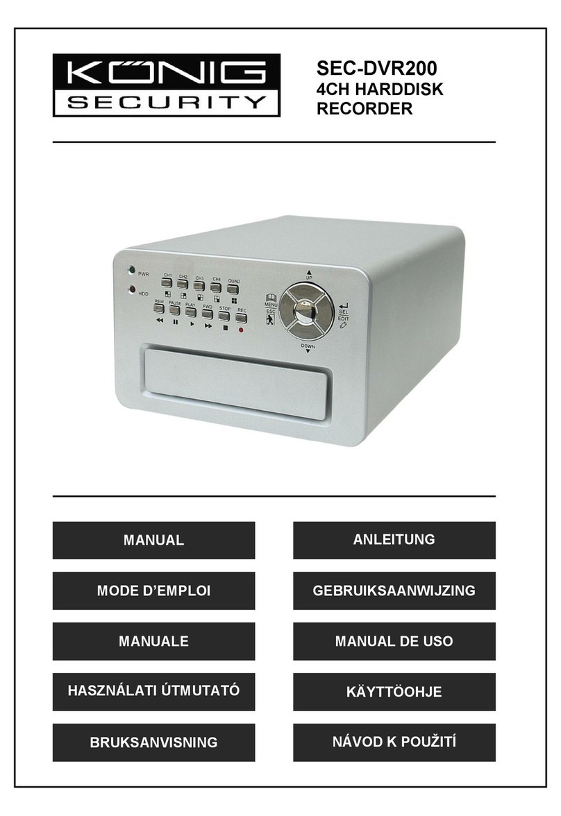 Konig SEC-DVR200 User manual