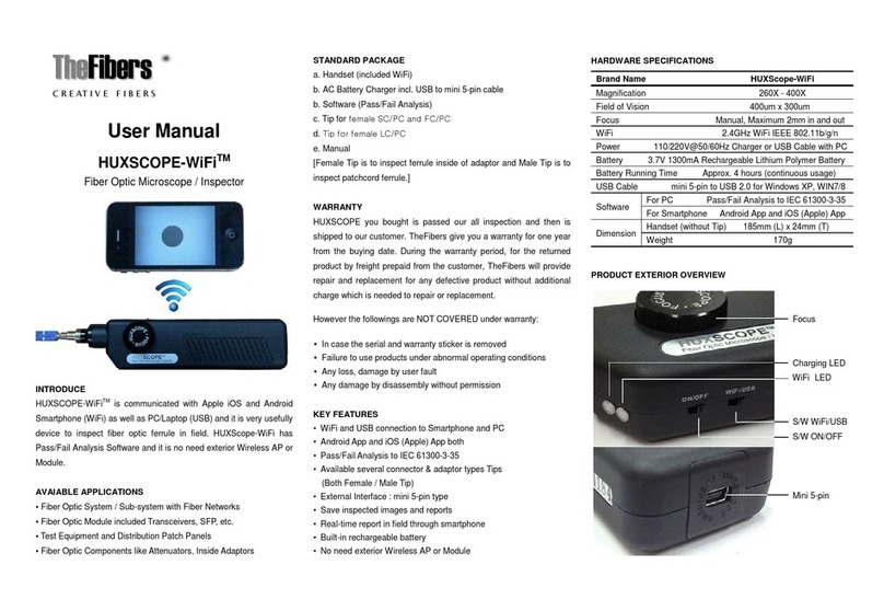 TheFibers HUXSCOPE-WiFi user manual