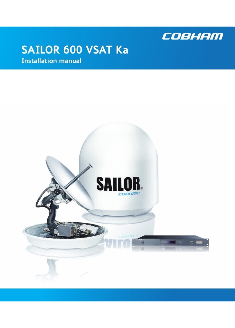 COBHAM SAILOR 600 VSAT Ka User manual