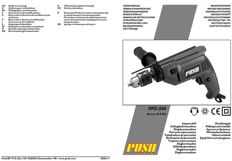 PUSH PPD-500 user manual