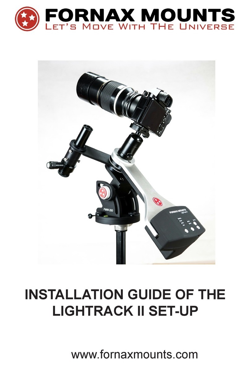 Fornax Mounts LIGHTRACK II installation guide
