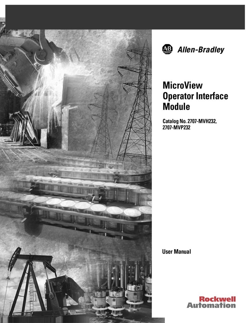 Allen-Bradley 2707-MVP232 User manual