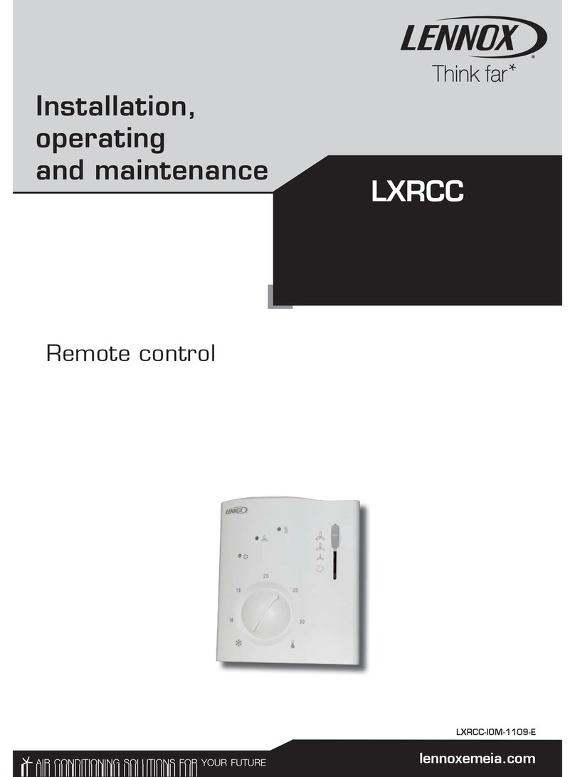 Lennox LXRCC User manual