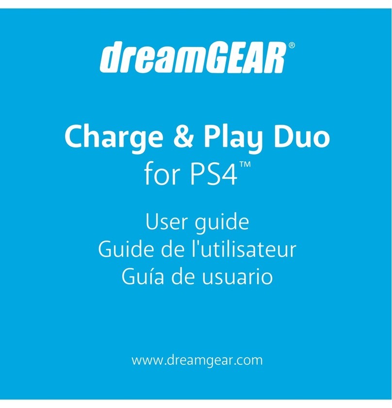 DreamGEAR Charge & Play Duo user guide
