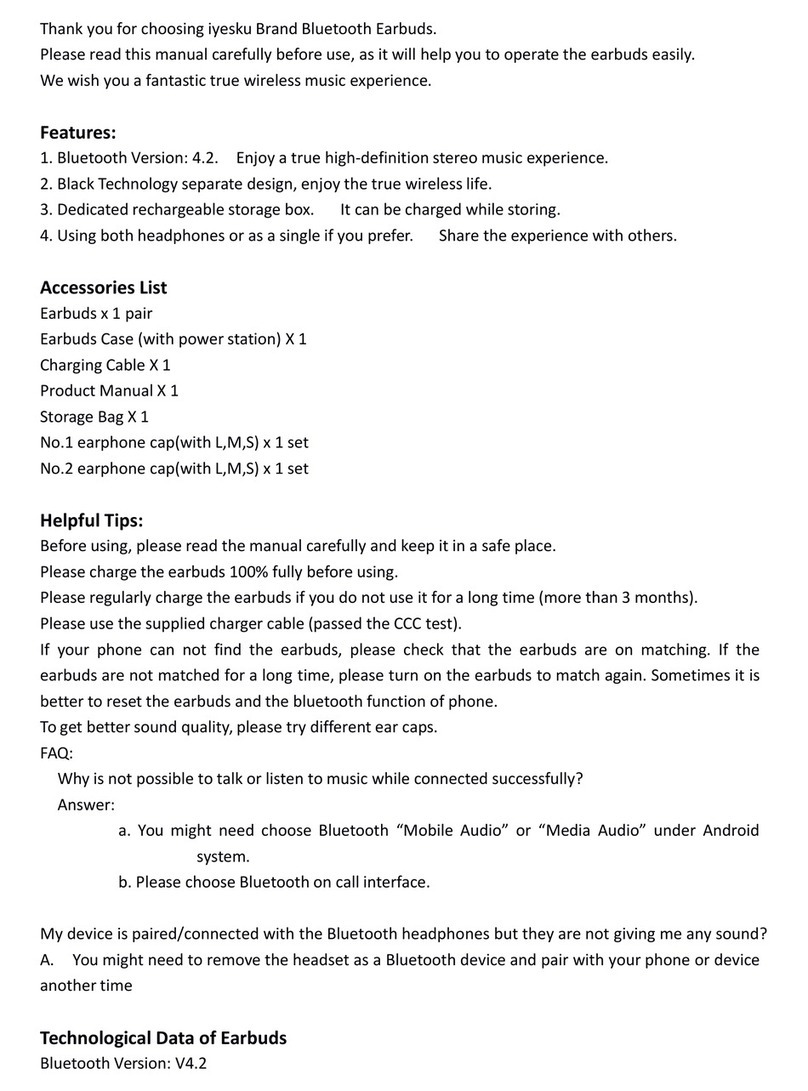 iyesku YK-T02 manual