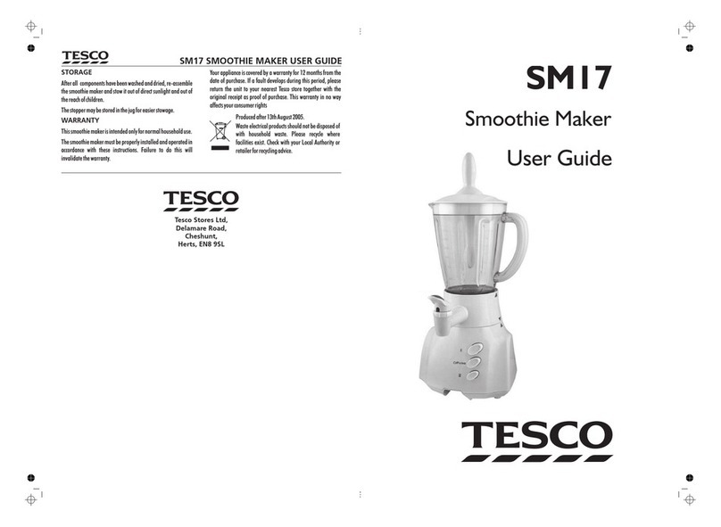 Tesco SM17 User manual