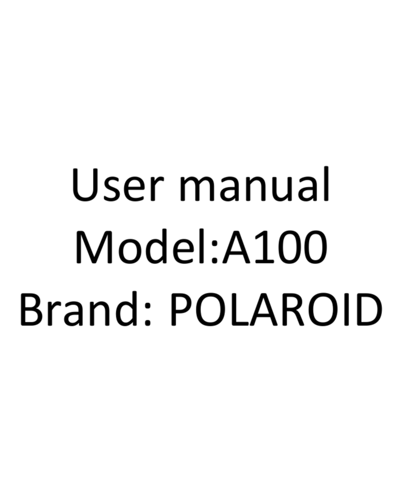 Polaroid A100 User manual Polaroid A100 User manual