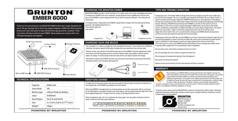 Brunton Ember 6000 manual Brunton Ember 6000 manual