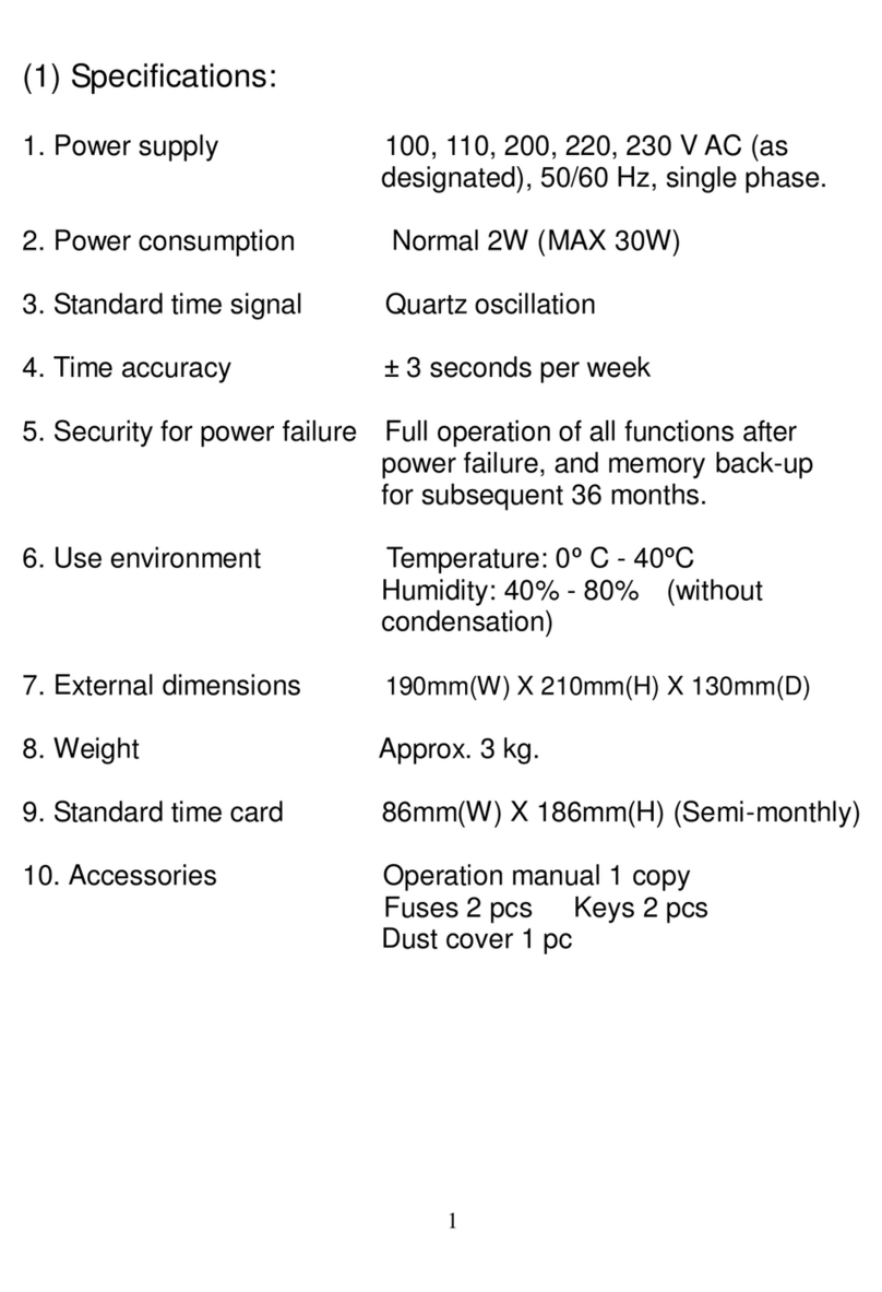 Kings Power KP-210 Operation manual
