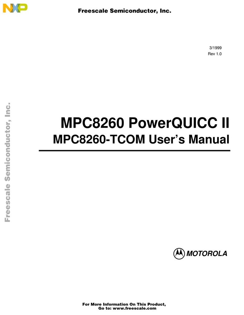 Freescale Semiconductor MPC8260-TCOM User manual