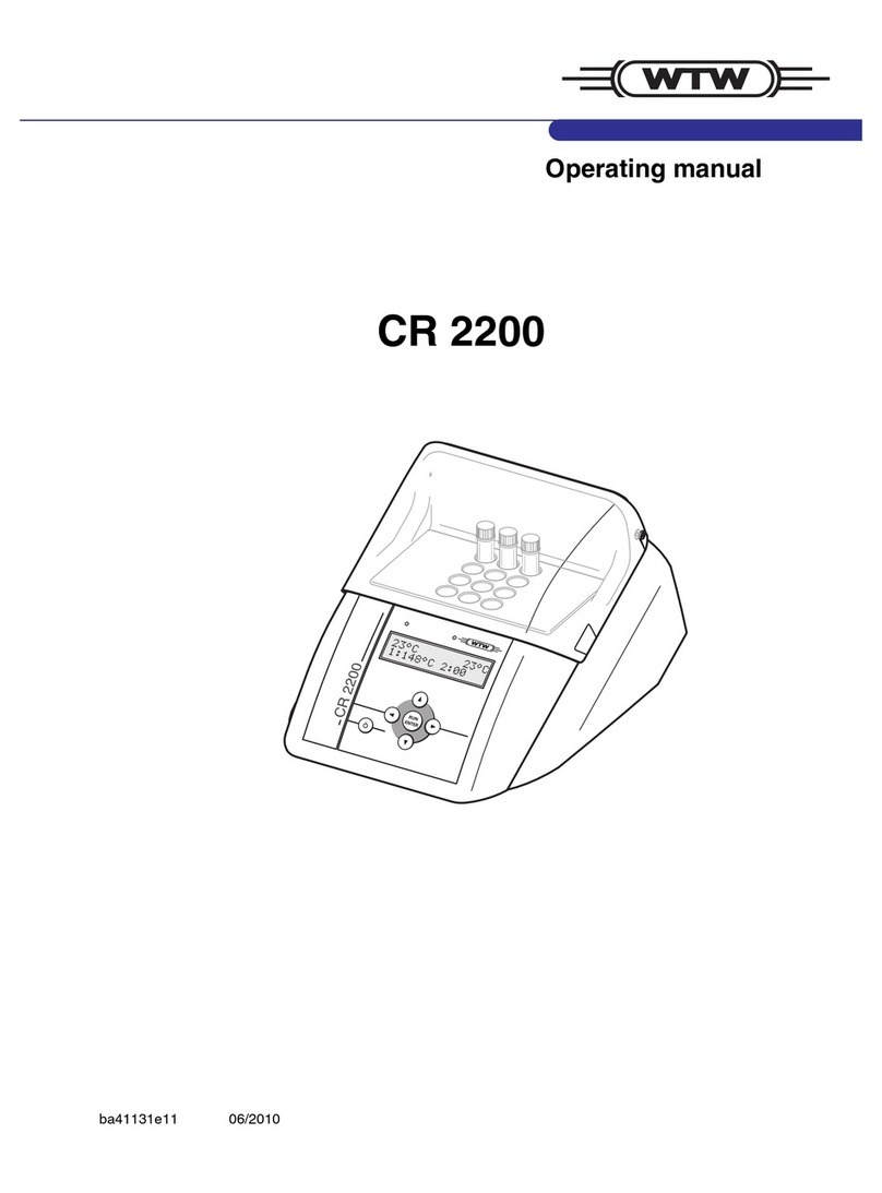 wtw CR 2200 operating manual