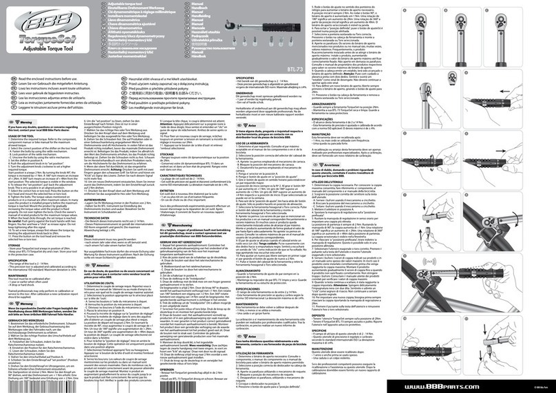 BBB BTL-73 manual