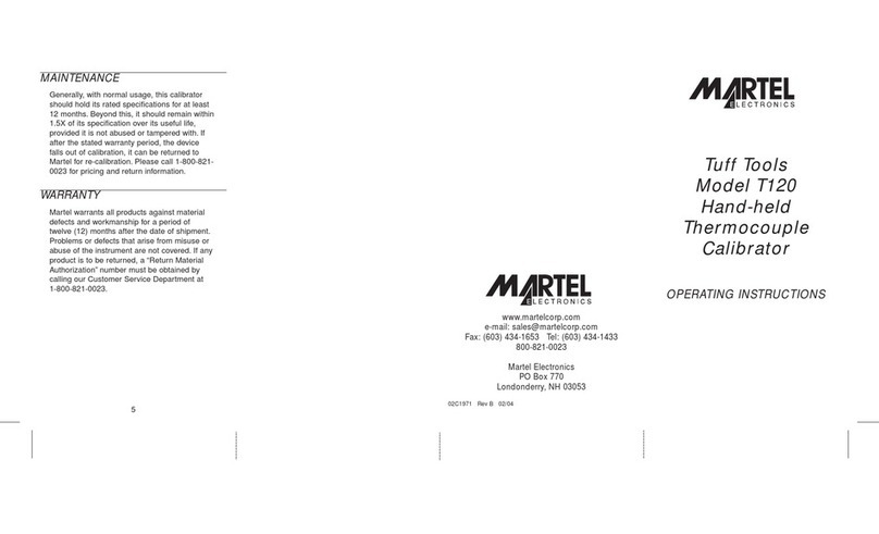 Martel T120 User manual Martel T120 User manual
