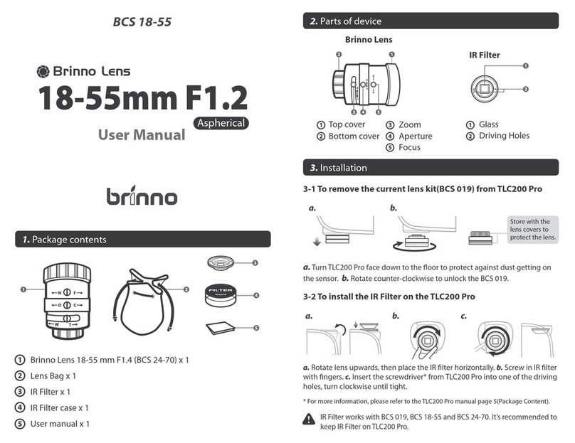 Brinno BCS 18-55 user manual