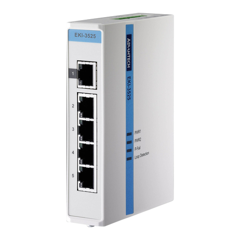 Advantech EKI-3525 Installation and operation manual Advantech EKI-3525 Installation and operation manual