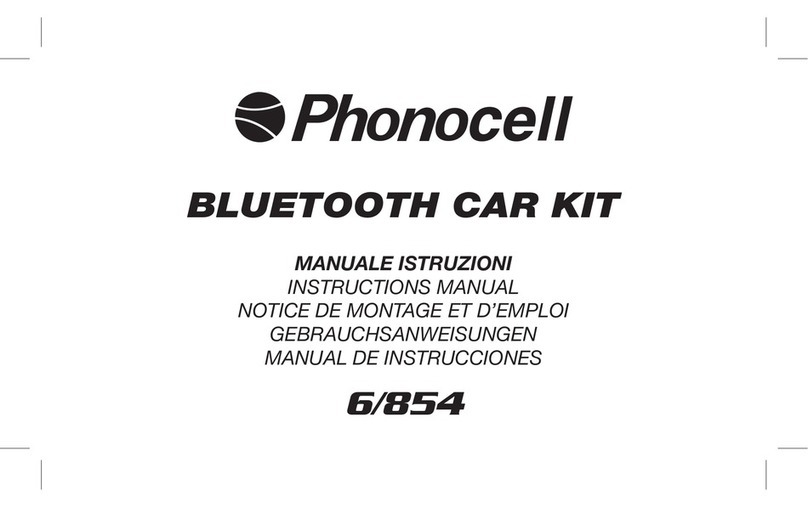 Phonocell 6/854 instruction manual