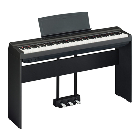 Yamaha P-125 User manual