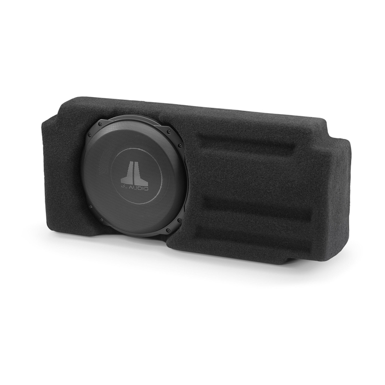 JL Audio Stealthbox SB-T-TACDCG3/10TW3 User manual